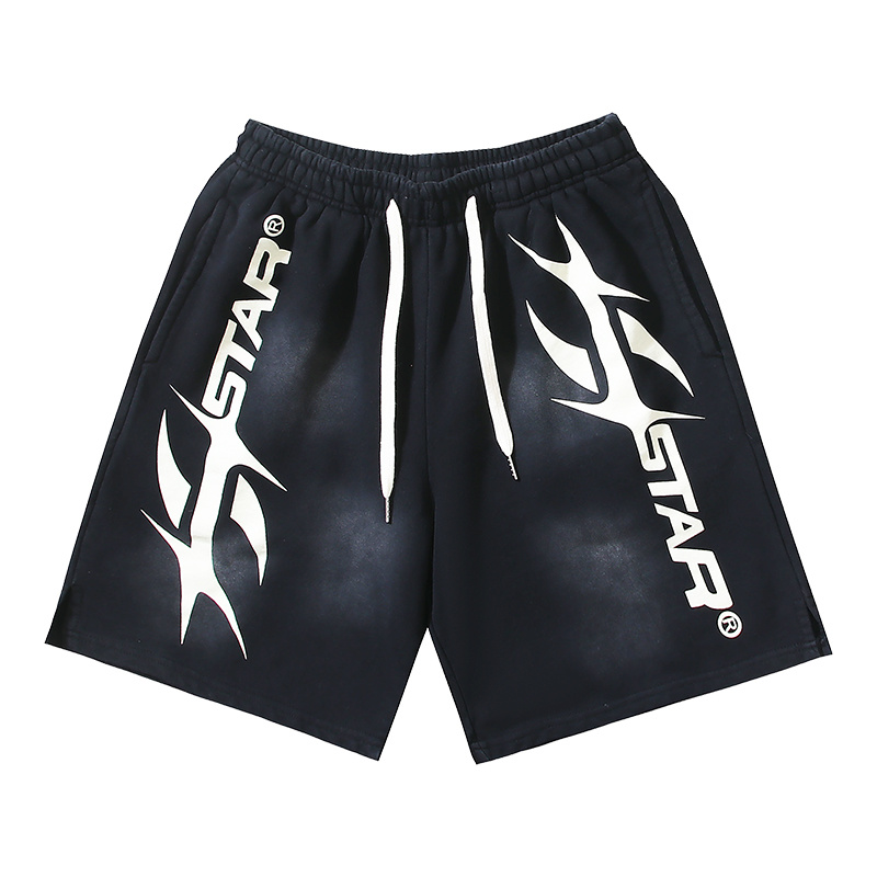 Hellstar Washed Black Shorts 786 P150