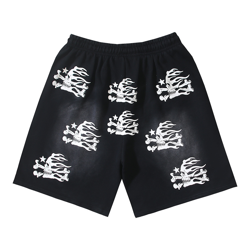 Hellstar Washed Black Shorts 787 P150