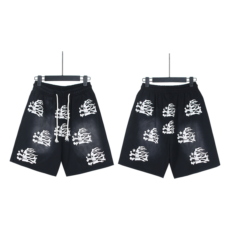Hellstar Washed Black Shorts 787 P150
