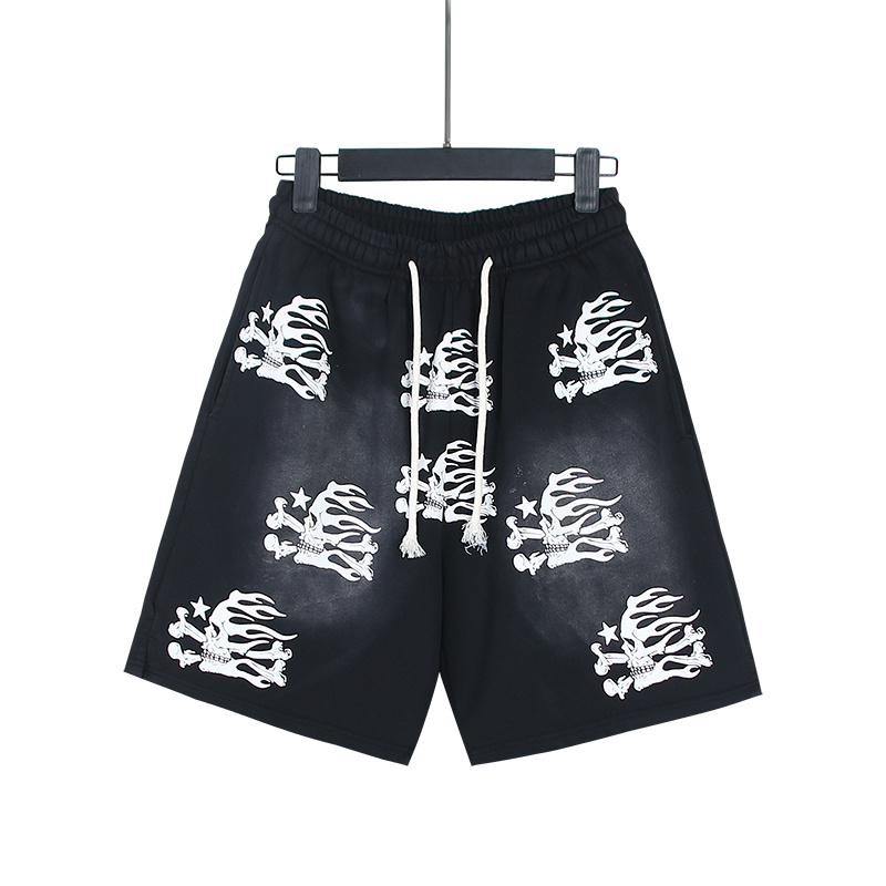 Hellstar Washed Black Shorts 787 P150
