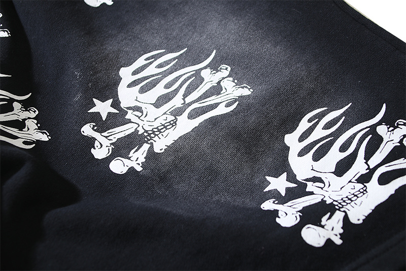 Hellstar Washed Black Shorts 787 P150