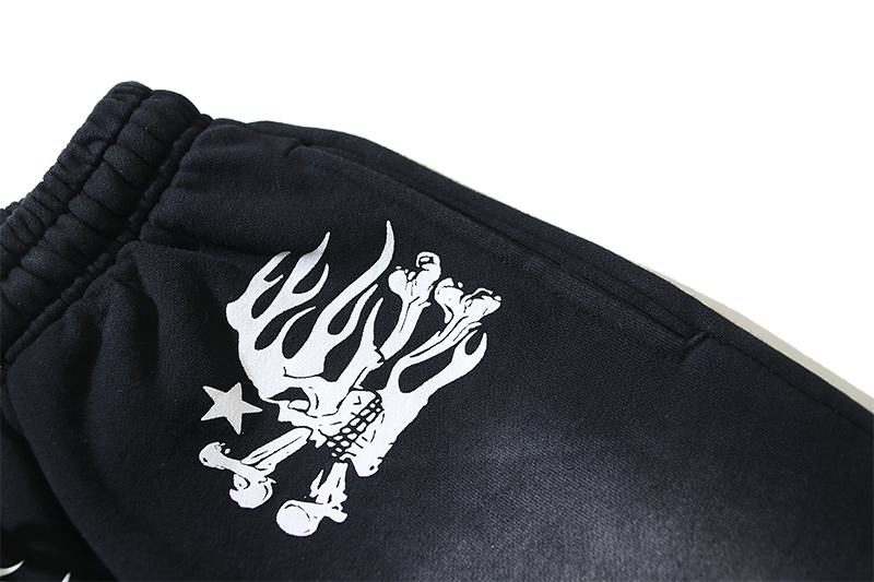 Hellstar Washed Black Shorts 787 P150