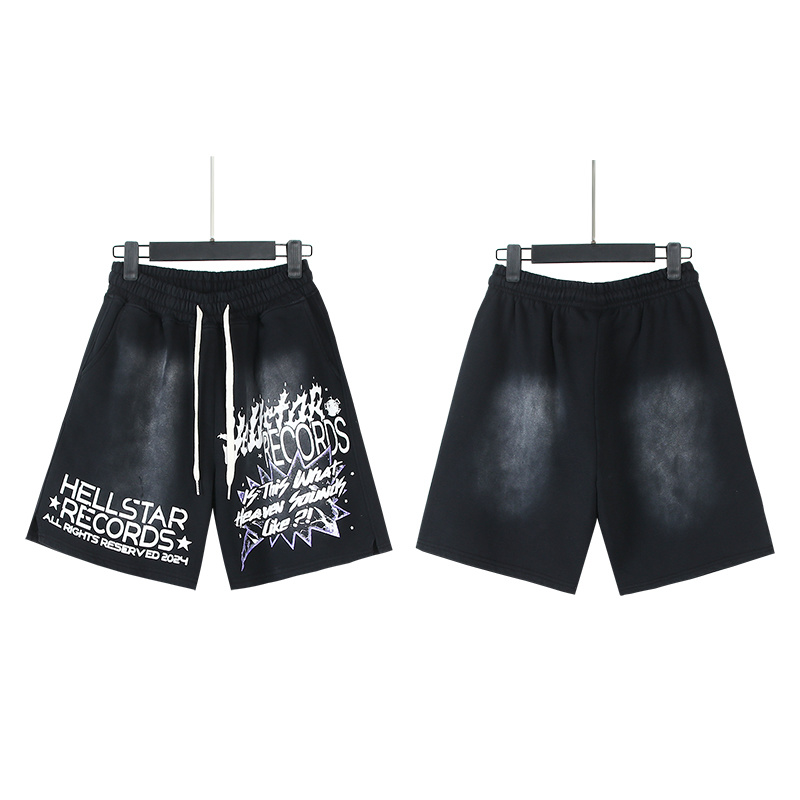 Hellstar Washed Black Shorts 790 P150