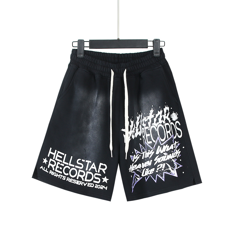Hellstar Washed Black Shorts 790 P150