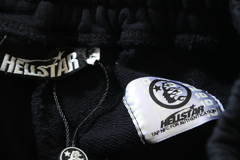 Hellstar Washed Black Shorts 790 P150