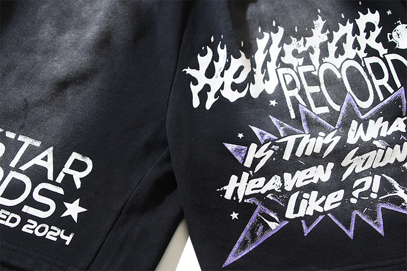 Hellstar Washed Black Shorts 790 P150