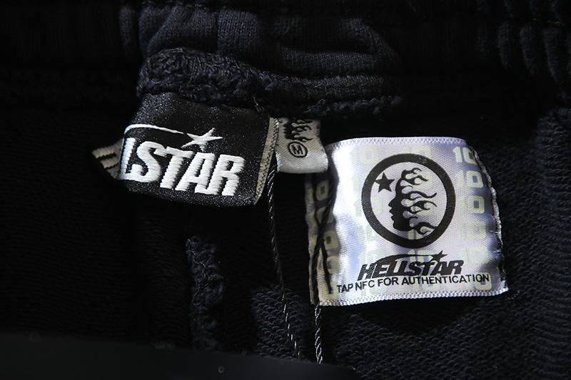 Hellstar Washed Black Shorts 791 P150