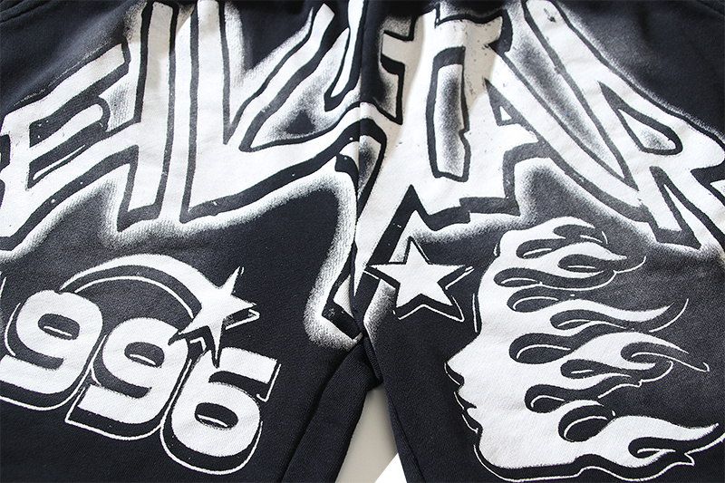 Hellstar Washed Black Shorts 791 P150