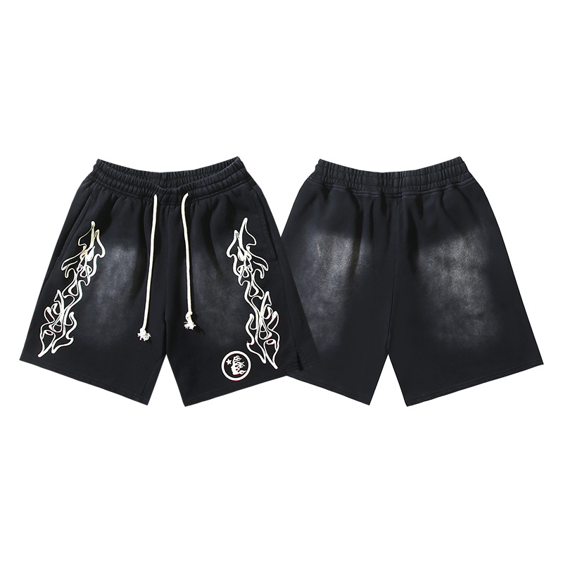 Hellstar Washed Black Shorts 792 P150