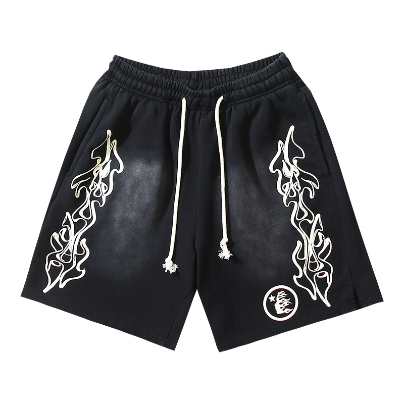 Hellstar Washed Black Shorts 792 P150