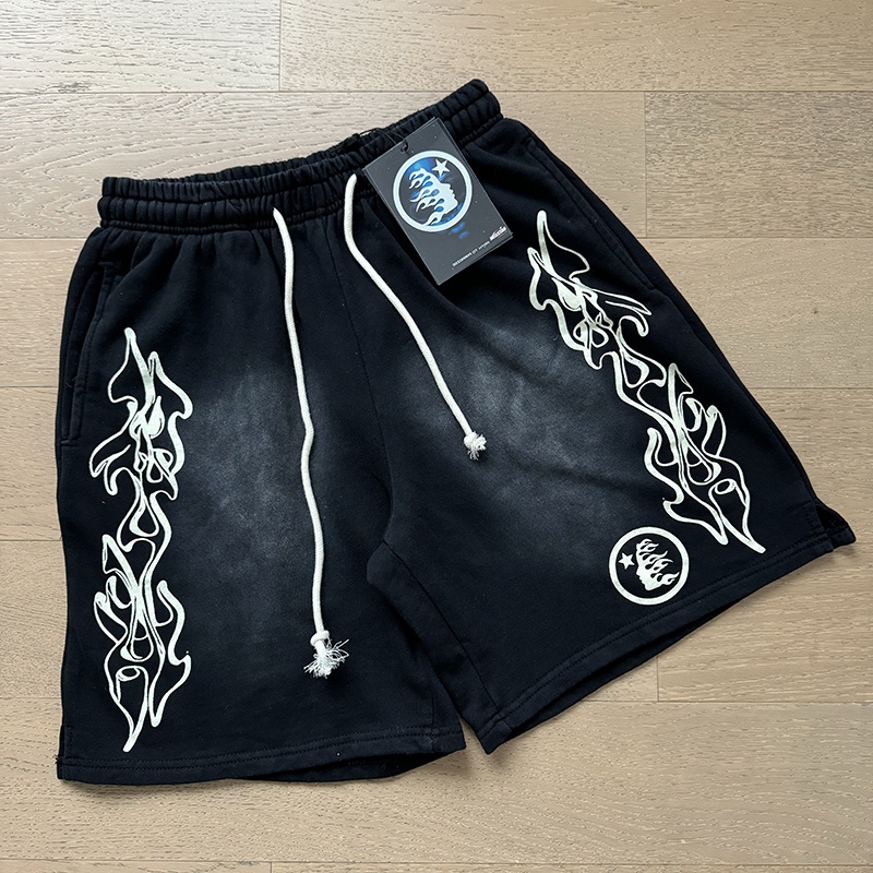 Hellstar Washed Black Shorts 792 P150