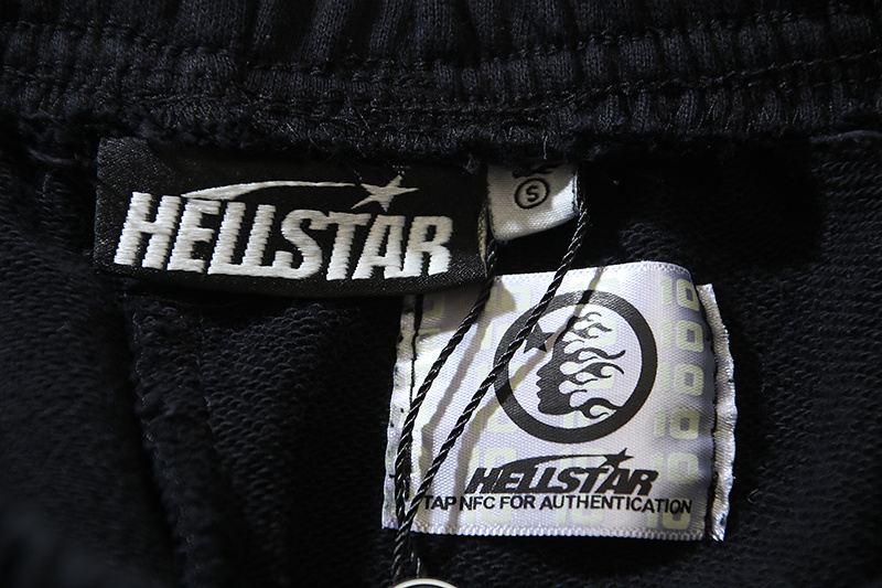 Hellstar Washed Black Shorts 792 P150