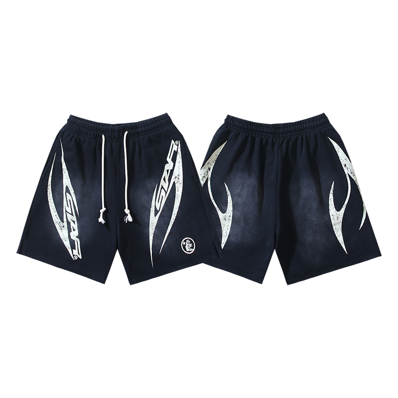Hellstar Washed Black Shorts 793 P150