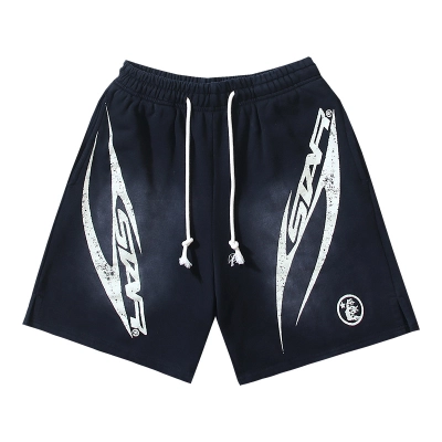 Hellstar Washed Black Shorts 793 P150 02