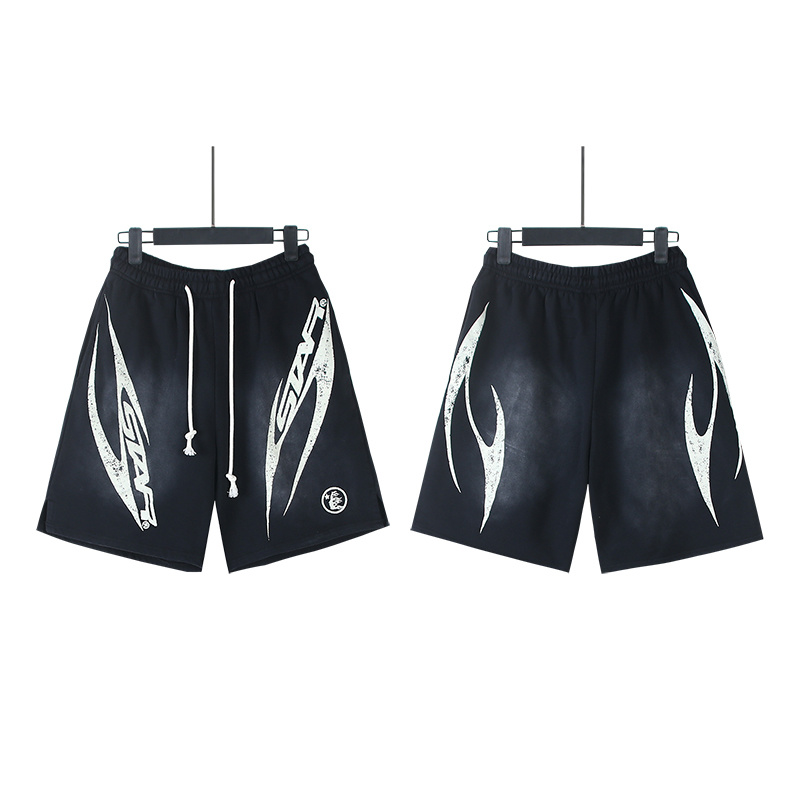 Hellstar Washed Black Shorts 793 P150
