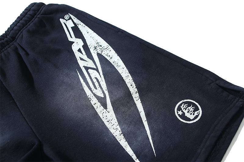 Hellstar Washed Black Shorts 793 P150