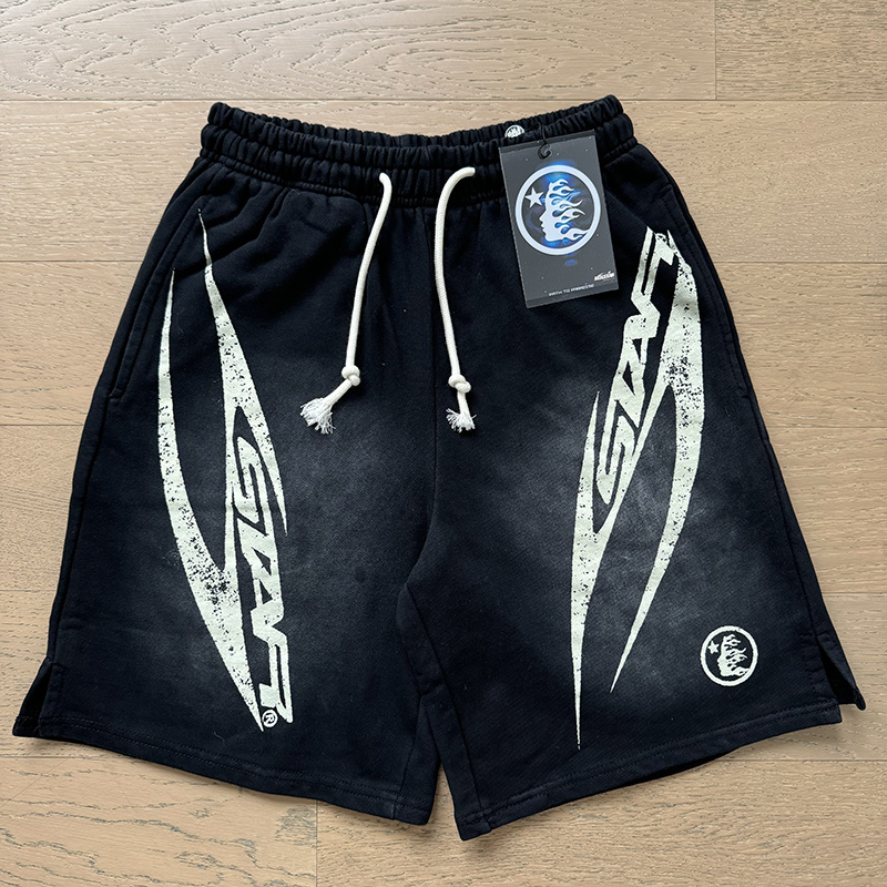 Hellstar Washed Black Shorts 793 P150