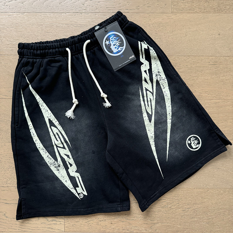 Hellstar Washed Black Shorts 793 P150