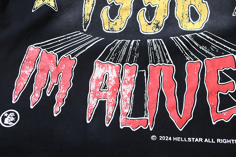 Hellstar Washed Black T-Shirt 6701 P140