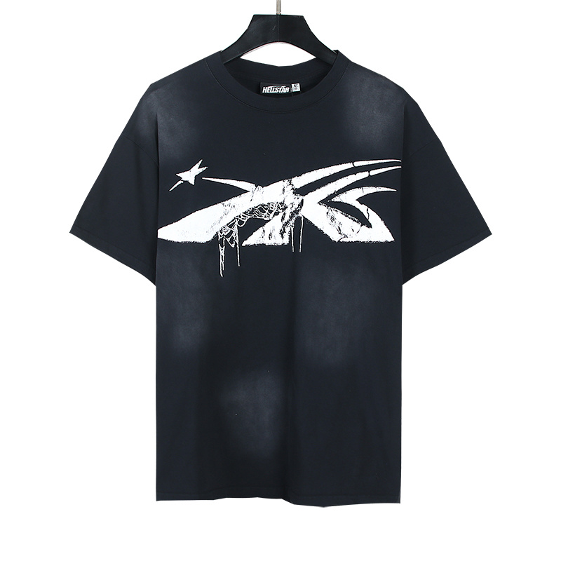 Hellstar Washed Black T-Shirt 6707 P140