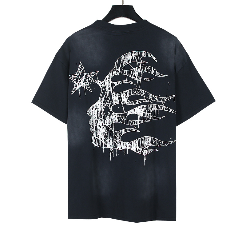 Hellstar Washed Black T-Shirt 6707 P140