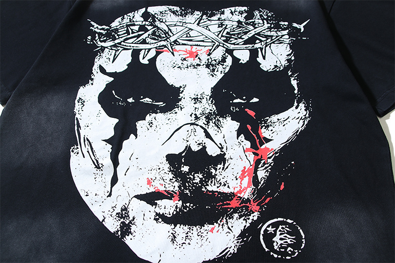 Hellstar Washed Black T-Shirt 6710 P140