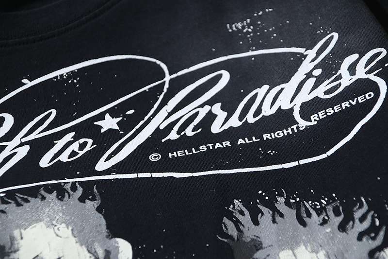 Hellstar Washed Black T-Shirt 6715 P140