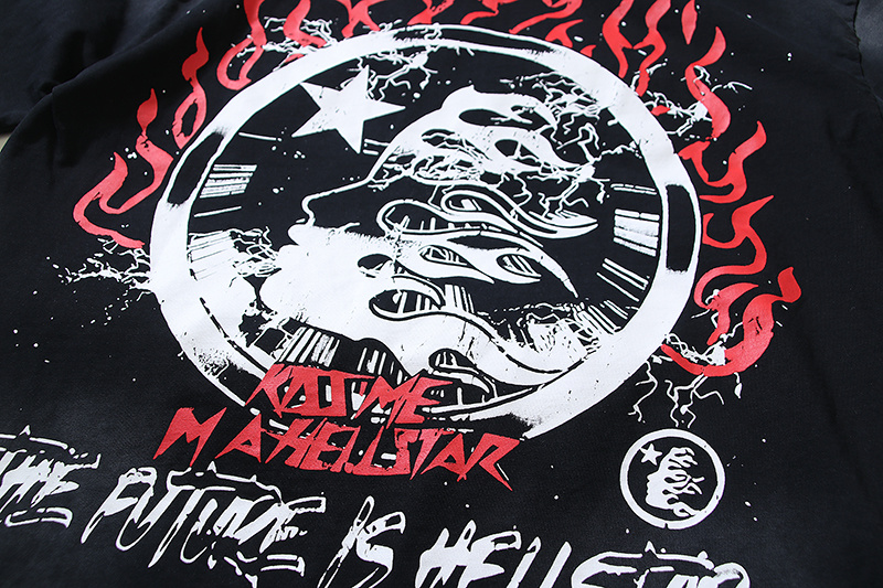Hellstar Washed Black T-Shirt 6718 P140