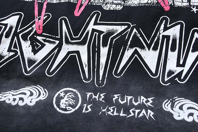 Hellstar Washed Black T-Shirt 6719 P140