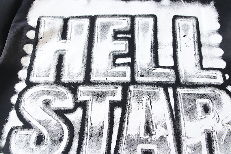 Hellstar Washed Black T-Shirt 6751 P140