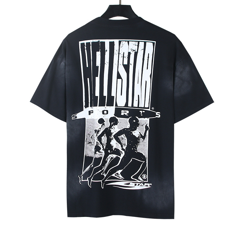 Hellstar Washed Black T-Shirt 6757 P140