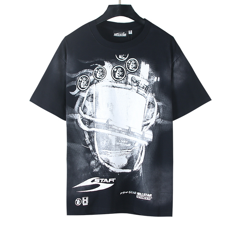 Hellstar Washed Black T-Shirt 6759 P140