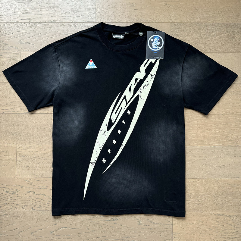 Hellstar Washed Black T-Shirt 6760 P140