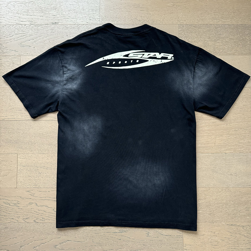 Hellstar Washed Black T-Shirt 6760 P140
