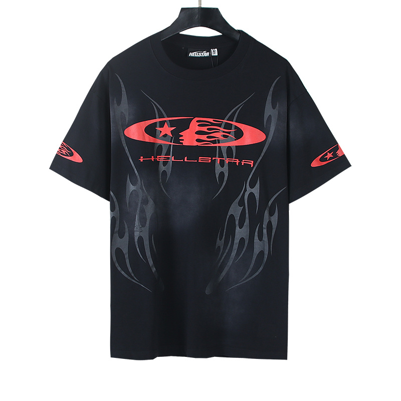 Hellstar Washed Black T-Shirt 6761 P140