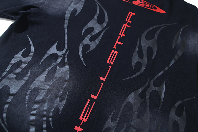 Hellstar Washed Black T-Shirt 6761 P140