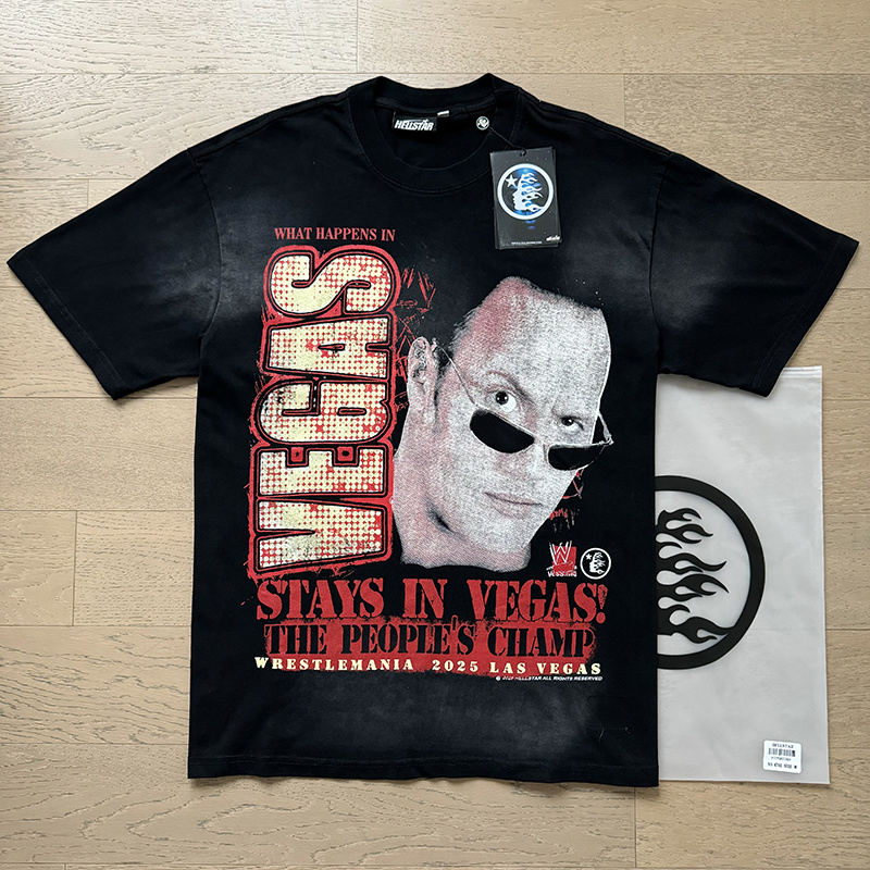 Hellstar Washed Black T-Shirt 6762 P140