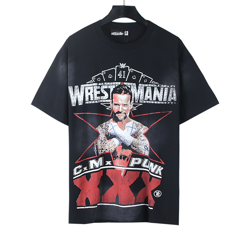 Hellstar Washed Black T-Shirt 6763 P140