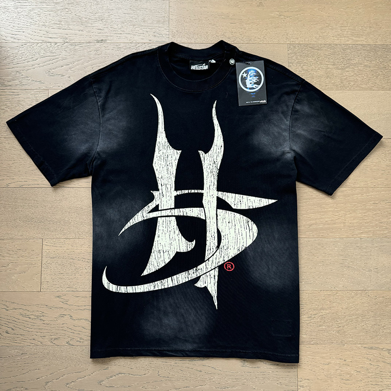 Hellstar Washed Black T-Shirt 6769 P140