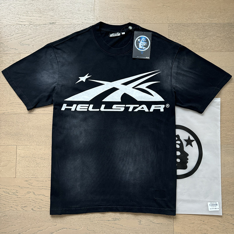 Hellstar Washed Black T-Shirt 6773 P140