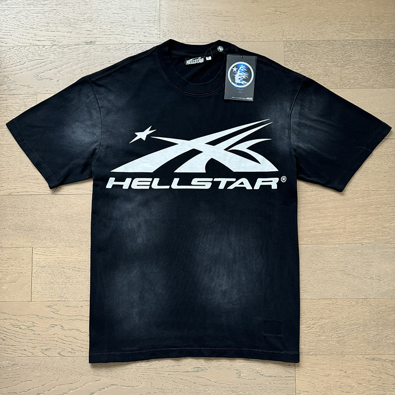 Hellstar Washed Black T-Shirt 6773 P140