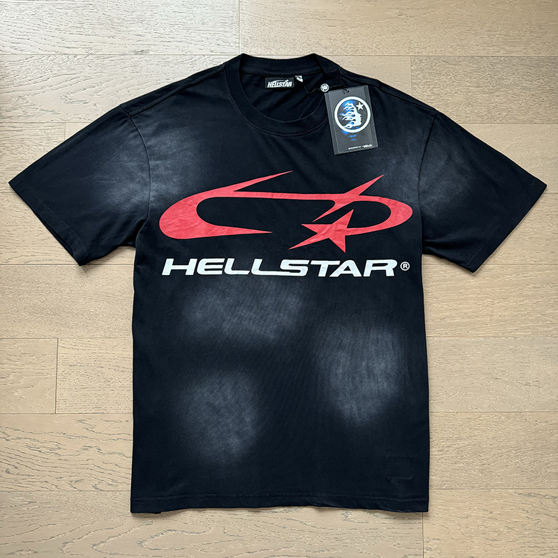 Hellstar Washed Black T-Shirt 6775 P140