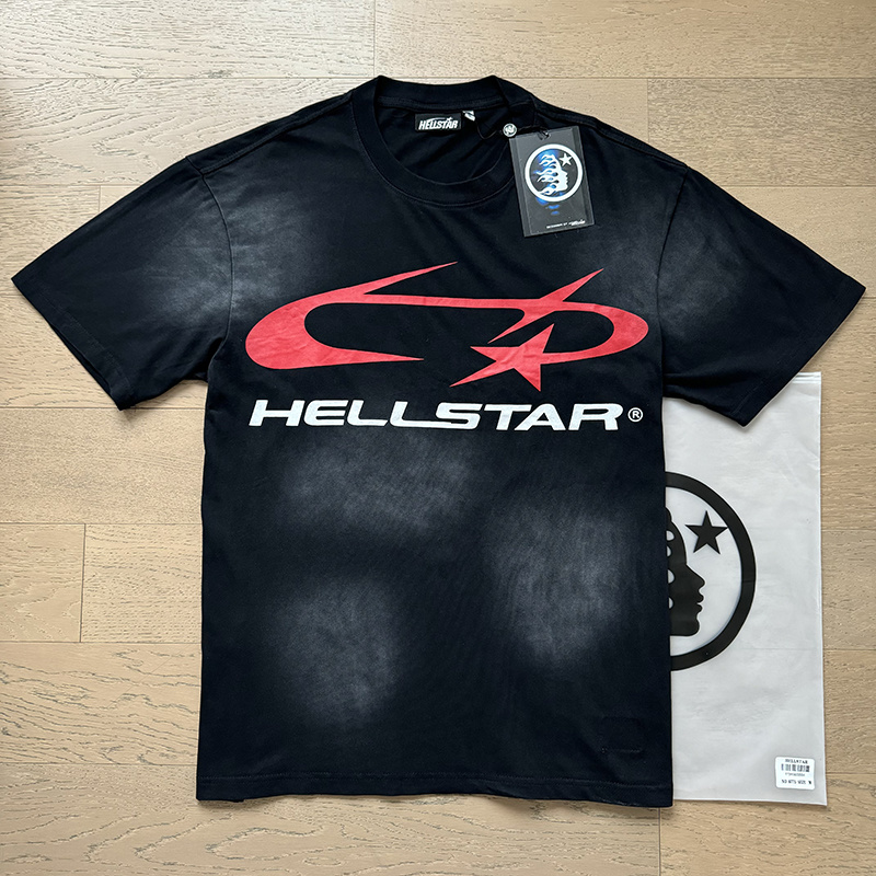 Hellstar Washed Black T-Shirt 6775 P140