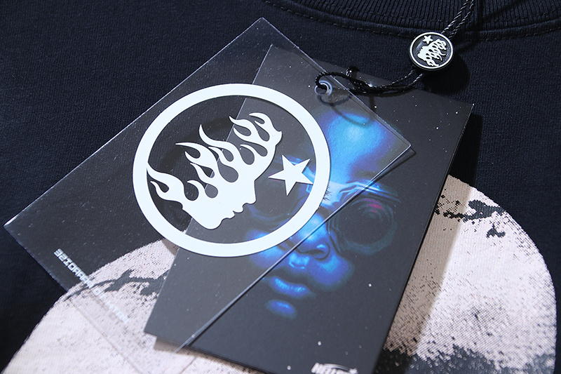 Hellstar Washed Black T-Shirt 6785 P140