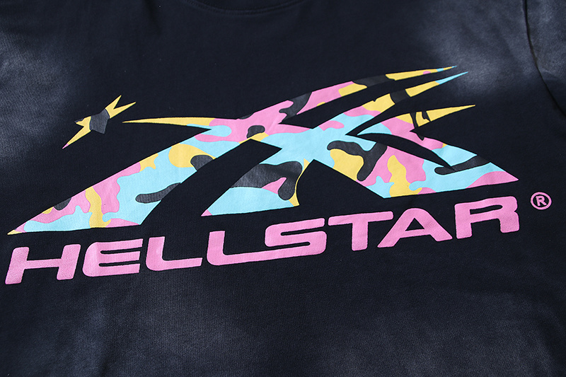 Hellstar Washed Black T-Shirt 6793 P140