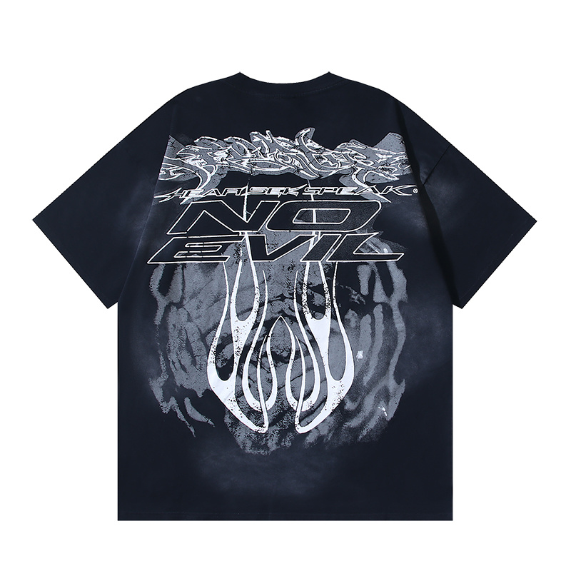 Hellstar Washed Black T-Shirt 6797 P140