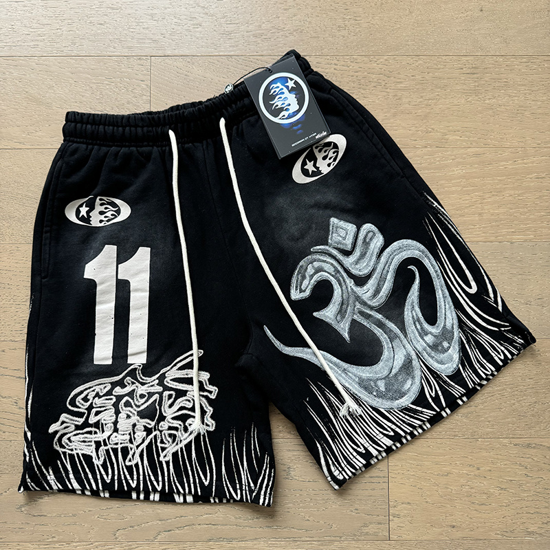 Hellstar Washed Style Shorts 788 P150