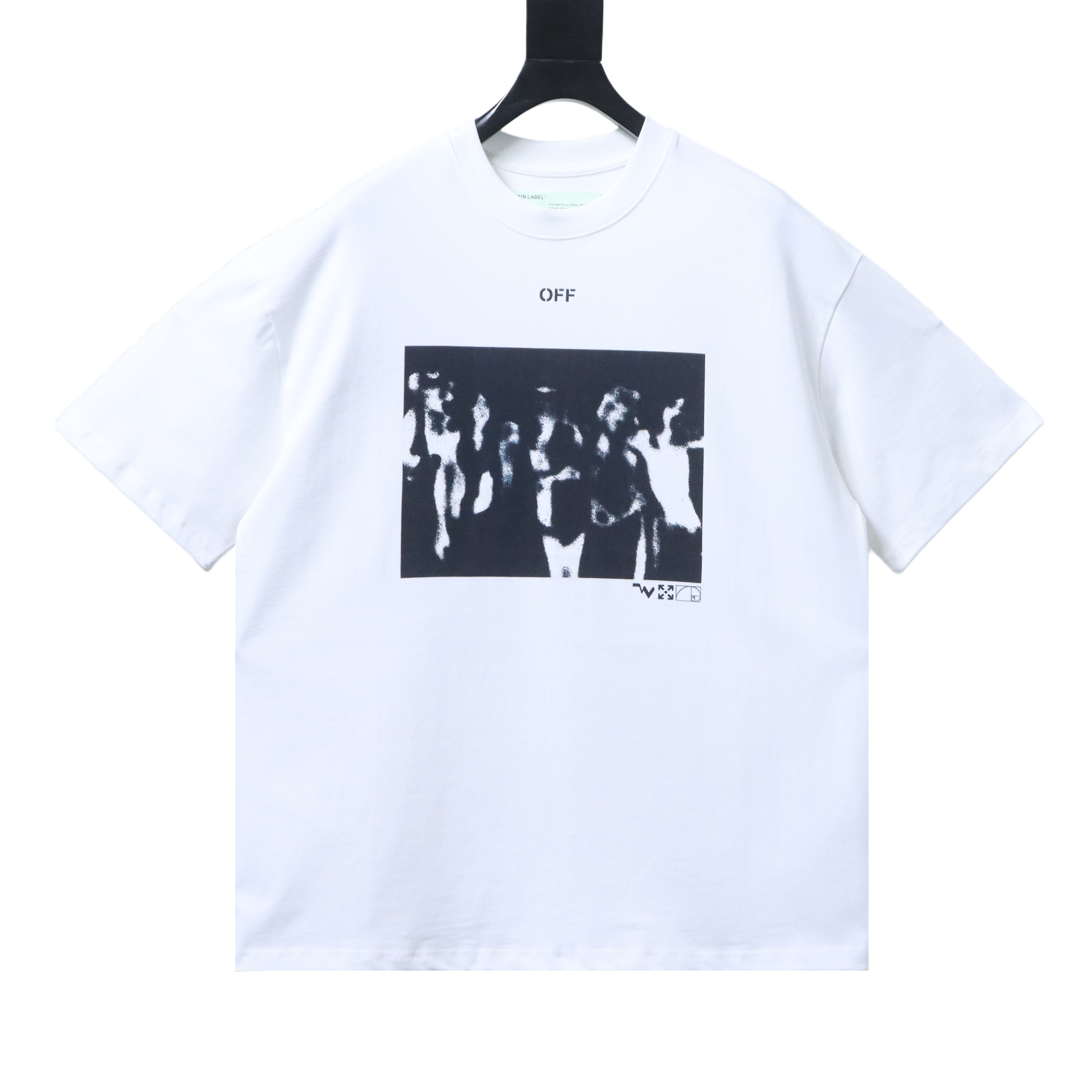 Off-White 20SS Band Portrait Spray Arrow T-Shirt H150