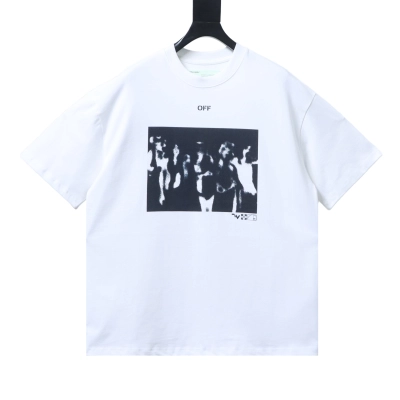 Off-White 20SS Band Portrait Spray Arrow T-Shirt H150 01