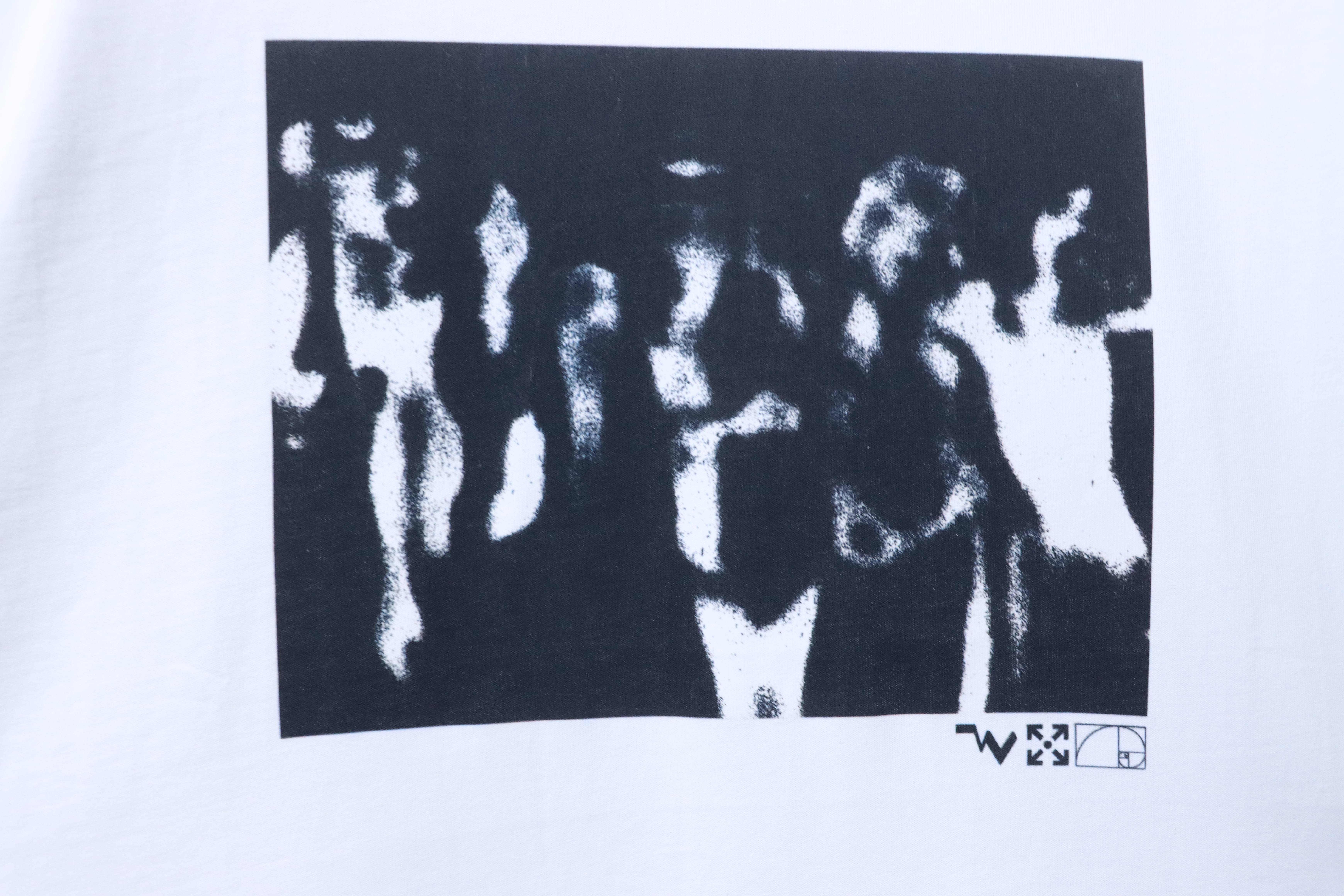 Off-White 20SS Band Portrait Spray Arrow T-Shirt H150